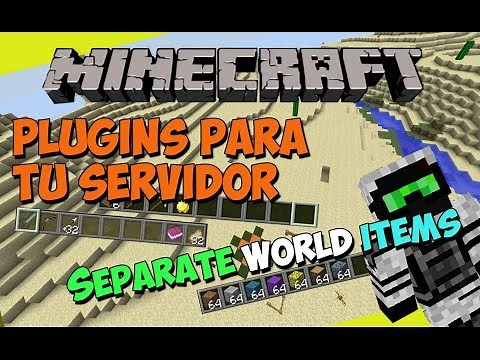 PLUGINS para tu SERVIDOR de Minecraft - SEPARATE WORLD ITEMS (Inventarios en cada Mundo)