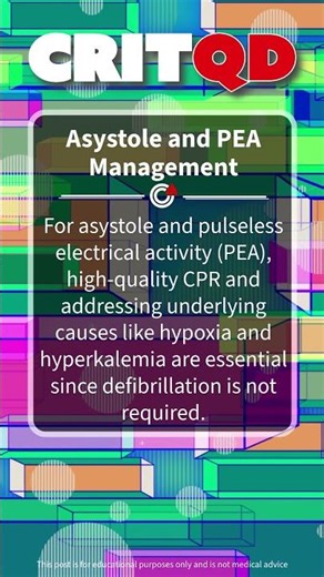 Asystole and PEA Management