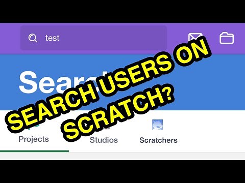 How To Search Scratchers On Scratch!