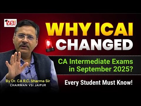 😱Why ICAI Changed CA Inter Exams in Sept 25 🚨Biggest Learnings Every Student Must Know!