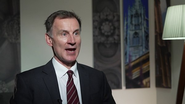 Chancellor Jeremy Hunt defends Sunak's trans remarks during PMQs