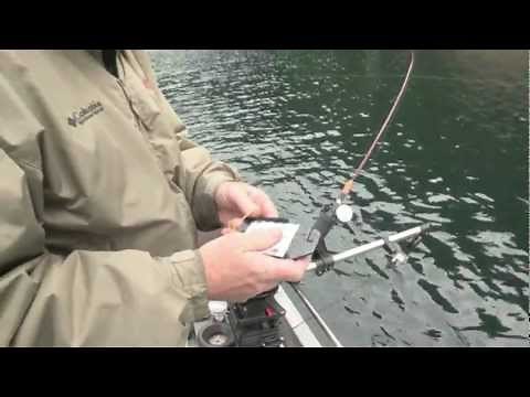 Using the Shuttle Hawk for downrigger fishing.