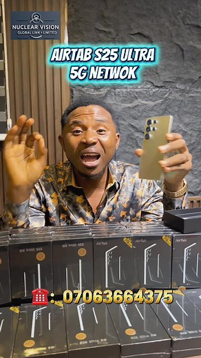 Get the brand-new **Airtab S25 Ultra 5G Smartphone** at an unbelievable **₦180,000** Limited stock available—don’t miss out! 📱 **Airtab S25 Ultra (5G) – Key Features:** • 5G Super-fast Network • Dual SIM • 16GB RAM 1TB ROM • 6.82” FHD Display • 5000mAh Long-lasting Battery • Octa-Core Processor • 30MP Rear 13MP Front Camera • Comes with Stylus Pen, Screen Guard & FREE Pouch • 1 Year Warranty Included 👉 **Click to Order Now:** nuclearvisionglobal.com.ng/airtab-s25-ultra-phone 📞 Call/WhatsApp: