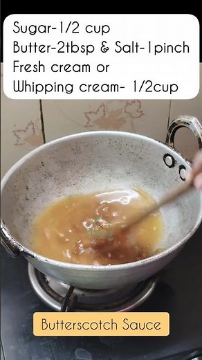 Perfect Butterscotch Sauce in 1 Minute 🤎✨