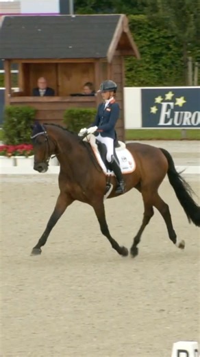 This morning, the Children kicked off their team competition at the @fei_dressage_ European Championships in Opglabbeek, Belgium 🇧🇪🙌🏻. After Part I, the Dutch team 🇳🇱 is in the lead 🙌🏻, but with many competitors still to perform tomorrow, be sure not to miss a single ride.🥳 Today, there are also exciting events to catch on FEI.TV 💟. Currently, the Ponies Individual competition is underway ✨, and at 14:00 CEST, the Juniors will begin their individual tests. Additionally, there’s some th