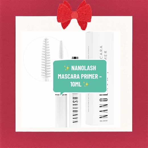 ✨ NANOLASH MASCARA PRIMER – 10ML ✨ Colour: White Base ⭐️ Boost your lash game instantly with this ultra-lightweight Nanolash Mascara Primer 💕 Designed to grip every lash, add volume, improve curl hold and create the perfect base so your mascara looks fuller, thicker and more dramatic all day long! 👀✨ A must-have step for longer-looking, healthier-looking lashes and flawless application every single time. #tiktokmademebuyit #blackfriday #lashprimer #nanolash #beautyhack