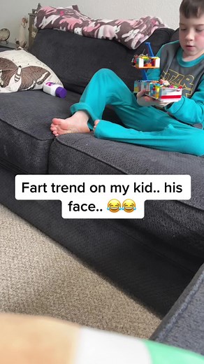 Funny Fart Trend Video with My Son and Lego Boy