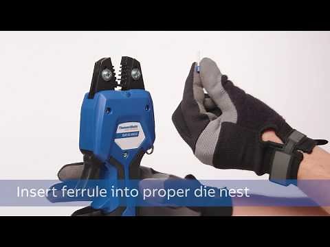 How to crimp a ferrule using the Sta-kon® BAT22-6NV2 tool
