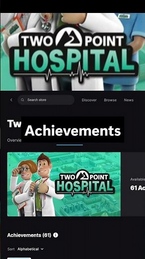 Two Point Hospital PC/Epic Games/Free Game #epicgames #freegame #hospitalgame