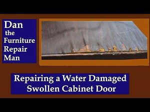Repairing Water Dameaged Swollen Cabinet door