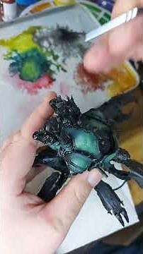 Painting Defiler Deathguard #nurgle #warhammer40k #miniaturepainter #warhammer #fyp
