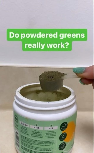 Do powdered greens really work?
