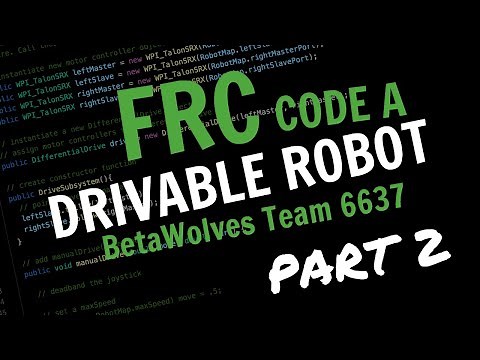 FRC Drivable Robot PART 2: OI and RobotMap / Java VS Code