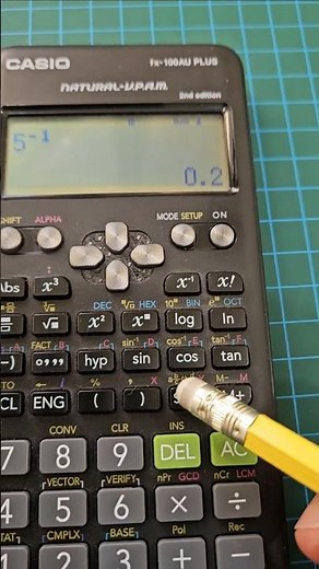 How to evaluate reciprocals on Casio scientific calculator fx-991ES PLUS, fx-100AU & fx-82AU