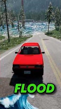 Fiat UNO vs Inundación #gta6 #beamng #flood #gaming #videogames #fiat