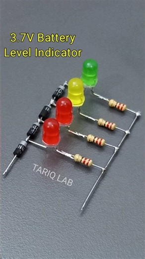 Lithium Ion 3.7v battery level indicator