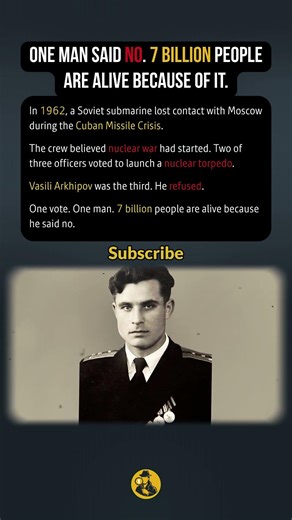 Soviet Officer Refused to Launch Nuclear Torpedo #shorts #history