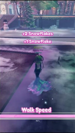 Collecting SNOWFLAKE ❄️ IN DTI ☃️ #dti #roblox #winter