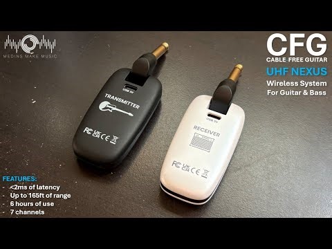 CFG UHF Nexus Wireless System for Guitar and Bass Demo and Review