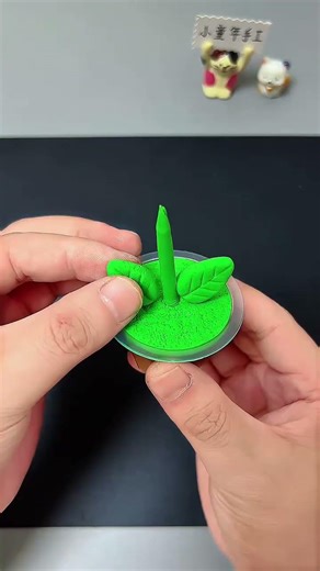 #Knowledge Sowing Project: Let's make sunflowers together with clay...#artscraft #diy #shortvideo