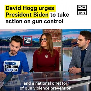 Parkland Survivor David Hogg Urges Biden to Address Gun Violence