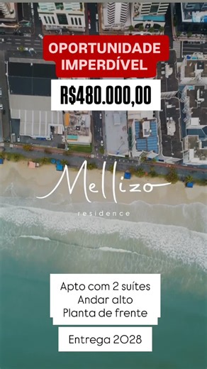 Imóveis em Itapema e Porto Belo on Instagram: "A VENDA - excelente oportunidade 4899109-8747 _*‼️OPORTUNIDADE ABAIXO DA TABELA‼️*_ *⚜️MELIZZO RESIDENCE⚜️* _Rua 432 e 434 esq. Com a rua 412A_ _Morretes - Itapema/SC_ *APARTAMENTO* - Living - ⁠Lavabo • Cozinha • ⁠02 suítes • Área de serviço • Piso porcelanato • Espera para Split • 01 vaga de garagem • Acabamento em gesso • Sacada com churrasqueira • ⁠Piso laminado nas acomodações • ⁠Infraestrutura para água quente *EMPREENDIMENTO* • ⁠Gás central •