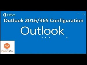 How to Setup Outlook 2016 Email account Outlook 2016 365 POP IMAP Configuration