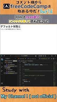 【study with me】freeCodeCampでCSS入門してみた day16 - CSS - #freecodecamp #プログラミング #プログラミング入門 #css