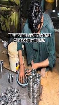 How Ball Bearings Are Made (Perfectly Round Steel Balls!)