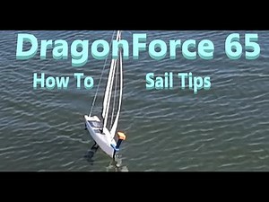 How To RC Sail Using The DragonForce 65 650mm Sailboat Eastgate Park Dothan AL in LA