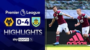 Wolves 0-4 Burnley: Chris Wood's first-half hat-trick eases relegation fears in style at Molineux