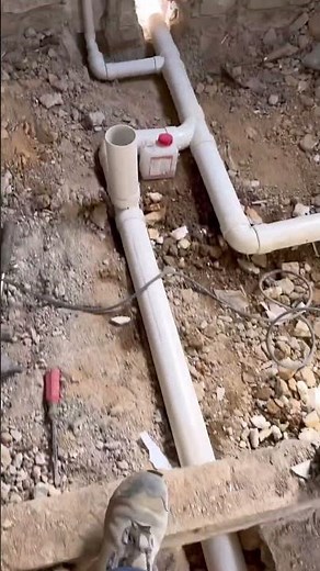 단독주택 #하수도 #배관 #construction #plumbing #plumber work