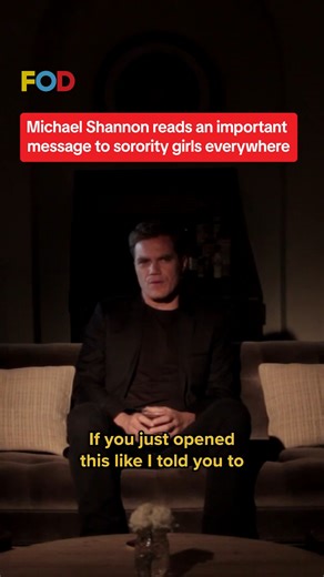223K views · 1.6K reactions | An inspiring message from a fed up sorority girl. . Michael Shannon Reads the Insane Delta Gamma Sorority Letter (2013) . #comedy #reenactment #collegelife #fraternity #throwback #meme | Funny Or Die | Facebook