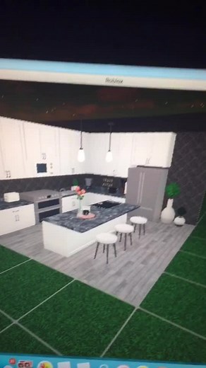 Modern Kitchen Idea #fyp #bloxburg #bloxburgrooms #modernkitchen #foryoupage