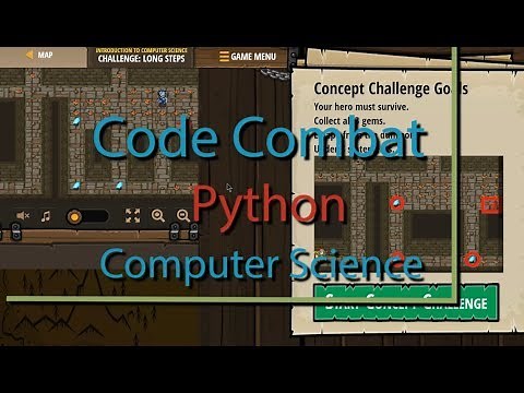 Code Combat Long Steps - Concept Challenge Python Tutorial with Solution
