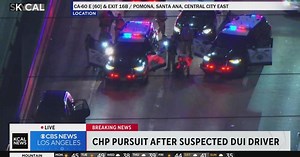 Suspected DUI driver arrested after high-speed chase in South LA