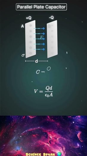 Parallel Plate Capacitor Explained Science Spark 🌍🌍🌍