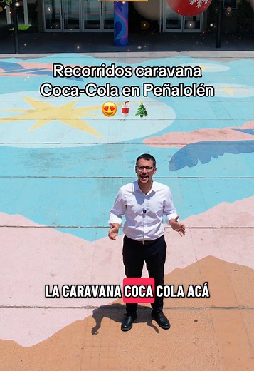 Caravana Coca Cola en Peñalolén: ¡Celebra la Navidad!