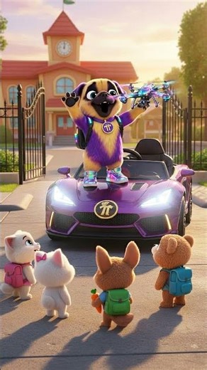 Cute Animal Dog Pi Shopping: Buying a Cool RC Plane for Puppies!