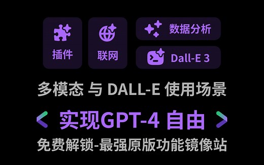 免费解锁原版GPT4 多模态Vision 使用场景/DALLE3绘图/插件，有效帮助学习和提高效率