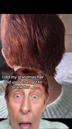 Pranking My Grandma with a New Hairstyle