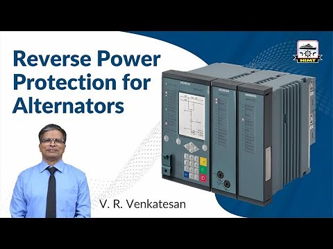 Reverse Power Protection for Alternators | V. R. Venkatesan | HIMT