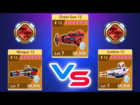 Chain Gun Vs Minigun Vs Carbine - Eclipse - Mech Arena