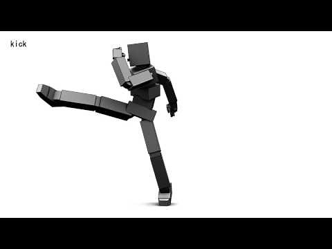 3D Animation Basic training : kick