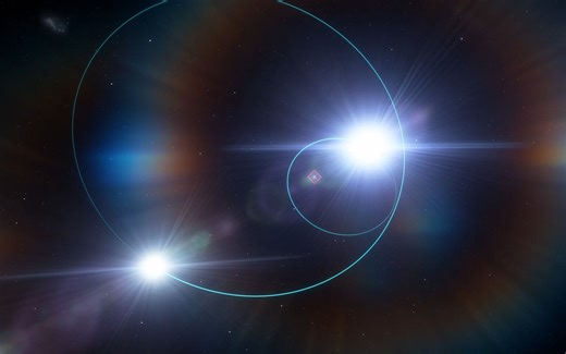 [超时空摄影]真实的三体系统[SpaceEngine]