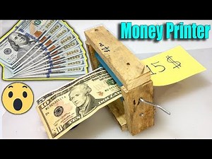 How to Make Money Printer Machine Magic Trick DIY at Home - Easy Life Hack