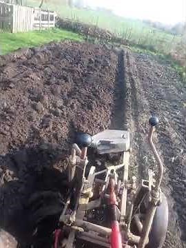 IH 444 Tractor Homestead Ploughing