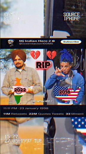 💔 XXXTENTACION & Sidhu Moose Wala | Gone Too Soon... 🕊️