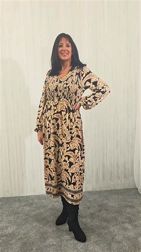 1.7K views · 19 reactions | Soft fabric, boho print, shirred waist and that effortless autumn movement 癩 The Ember Dress is warm, wearable and beautifully feminine — perfect with boots, knits and layered outerwear. A forever piece you’ll reach for all season. #NeridaOfficial #AutumnDress #BohoInspiredFashion #ShirredBodice #FallOutfits #UKFashionBrand #TrendingDresses #OutfitInspiration #SeasonalStyle | Nerida | Facebook