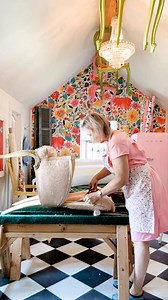 Isn’t it amazing what you can create with an old chair, amazing fabrics, and paint? See more on my blog: https://chairwhimsy.com/tv-chairs-makeover/ I am running my Ugly Chair Challenge next week. I do this twice a year, and it is so much fun to participate in. Here’s what you’ll learn… How to find the best antique chairs How to find great fabrics How to pick out the right paint How to mix and match fabrics And what old chairs can become with a little creativity! It runs for five days and I teac
